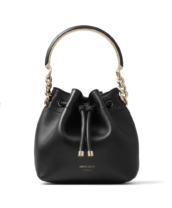 Ladies Bucket Bag Casual Chic -Jimmy Choo small Bon Bon bucket bag