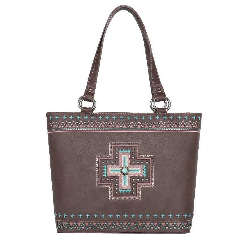 Ladies Handbag Large Capacity -MW1199G-8317 Montana West Concho Collection Concealed Carry Tote