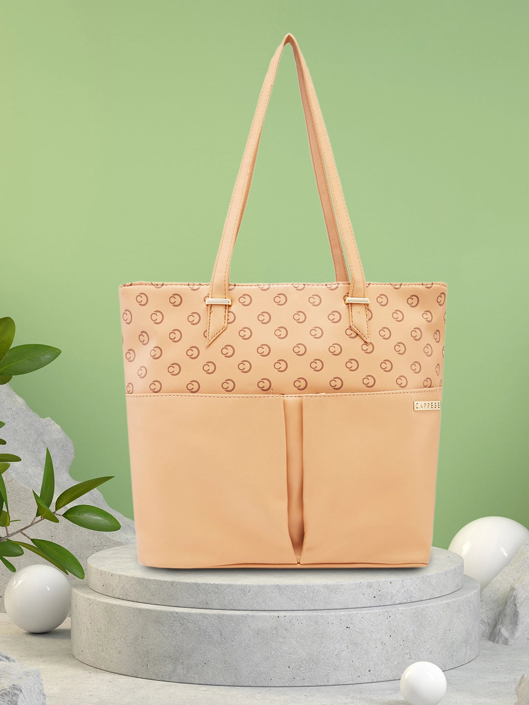 Ladies Tote Bag Work Companion -Caprese Freya Tote Medium Tan