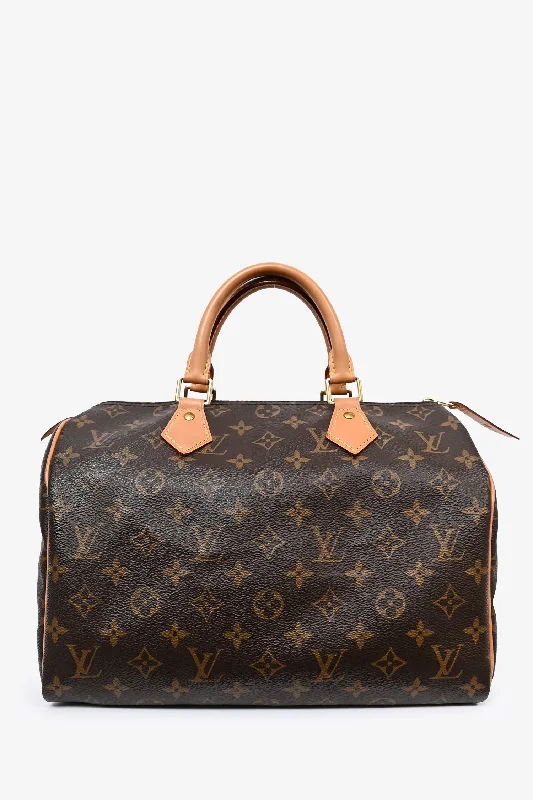 Ladies Handbag Casual Chic -Louis Vuitton 2018 Monogram Speedy 30