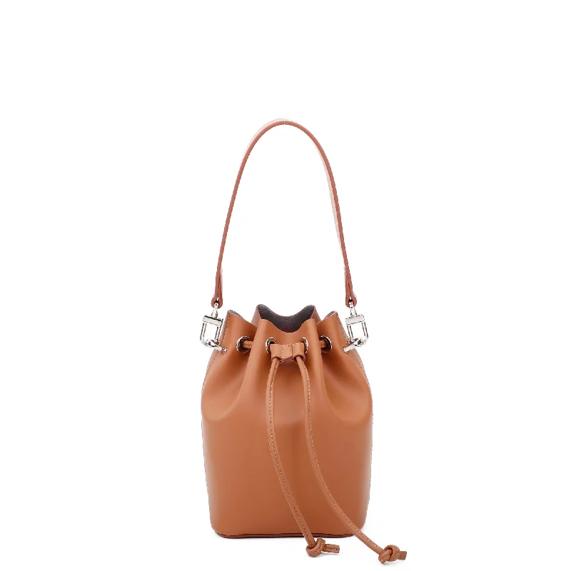 Ladies' crossbody bag collection -Chloe Mini Bucket Crossbody - Brown