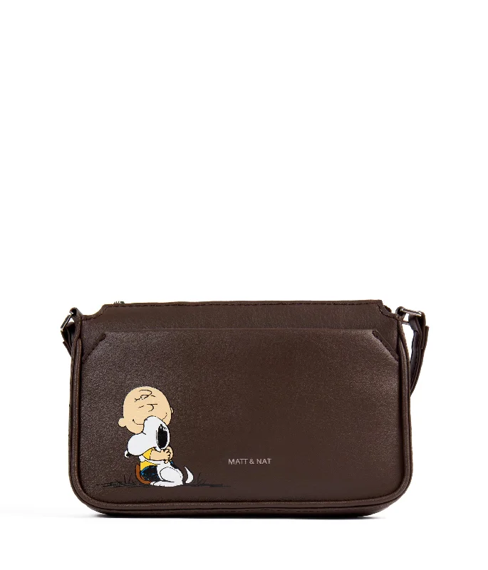 Ladies' crossbody bag elegant -MATT & NAT x PEANUTS IVYP Vegan Crossbody Bag - Charlie Brown & Snoopy Edition