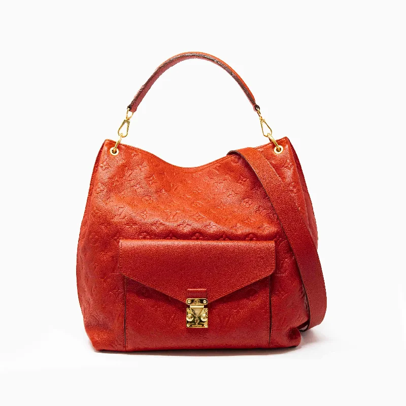 Ladies' dumpling bag chic style -Louis Vuitton Red Metis Hobo