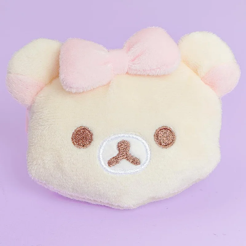 Ladies' wallet Pinterest -Korilakkuma Fluffy Ribbon Coin Purse