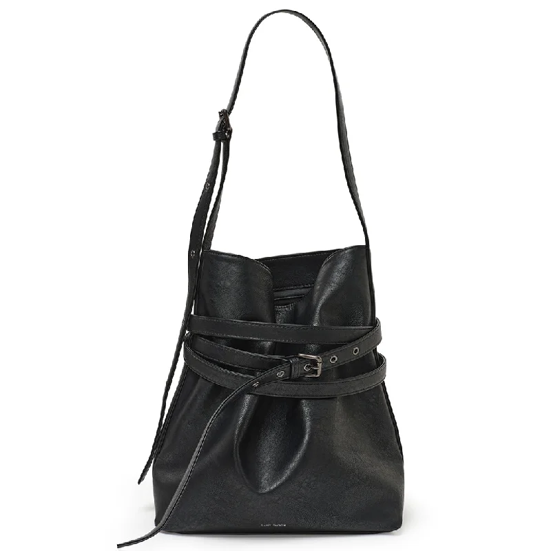 Ladies Bucket Bag Vibrant Leather -SAMO ONDOH - Belt Bucket Bag M