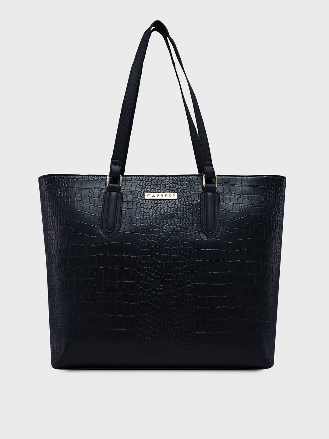 Ladies Tote Bag Timeless Appeal -Caprese Flix Tote Medium Black