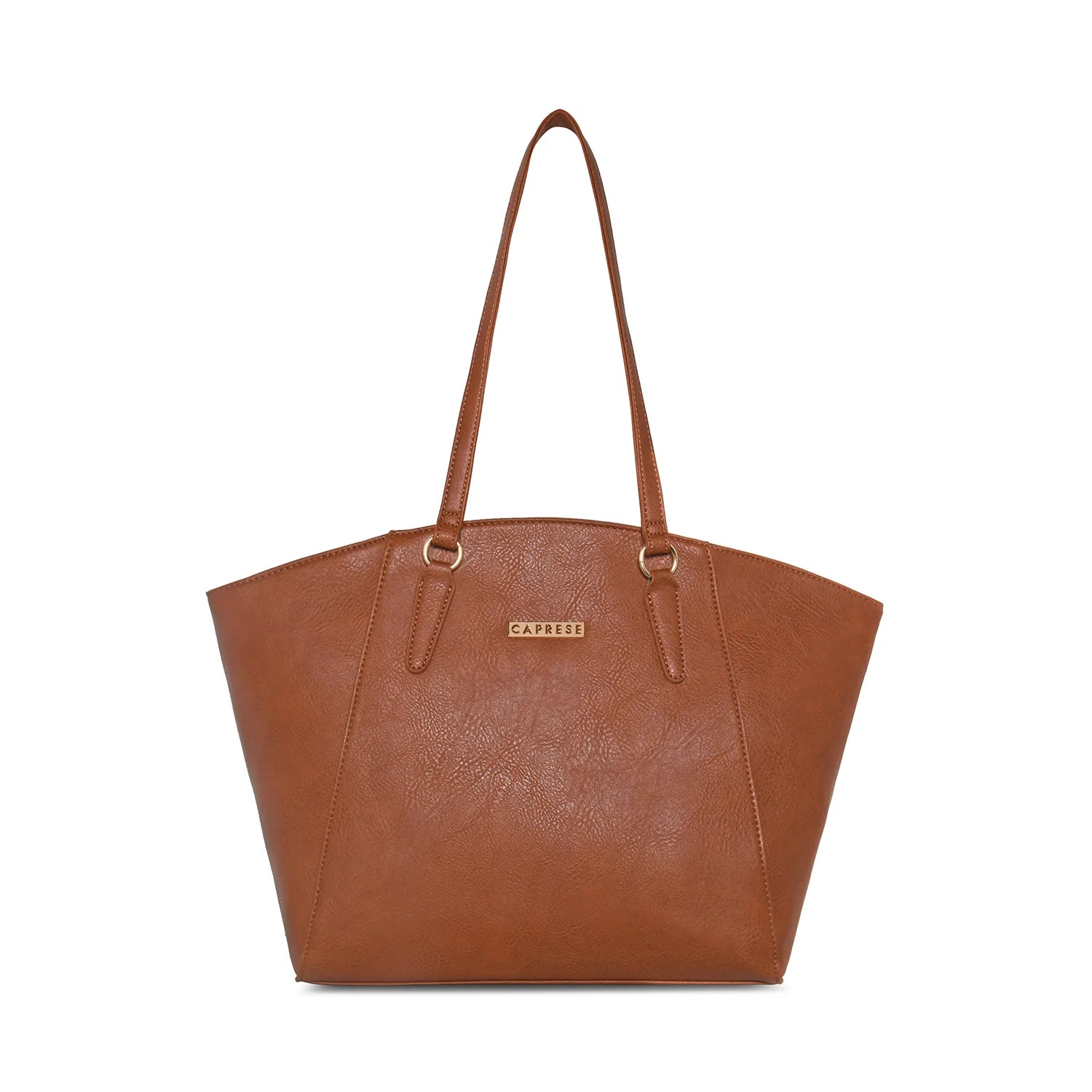 Ladies Tote Bag Neutral Tones -Caprese Ami Tote Large Tan