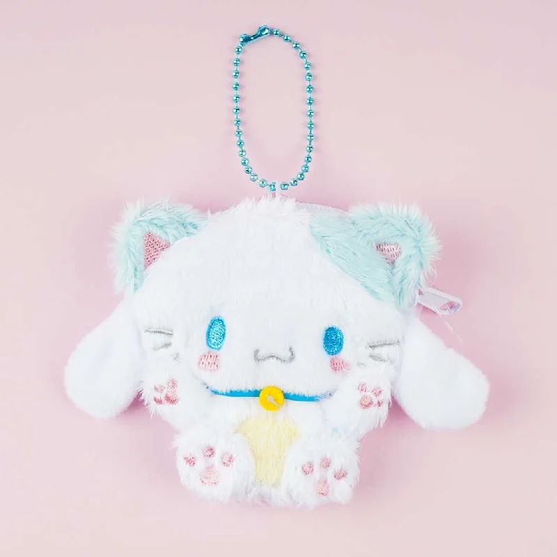 Ladies' wallet minimalist -Cinnamoroll Happy Cat Plushie Coin Purse & Bag Charm