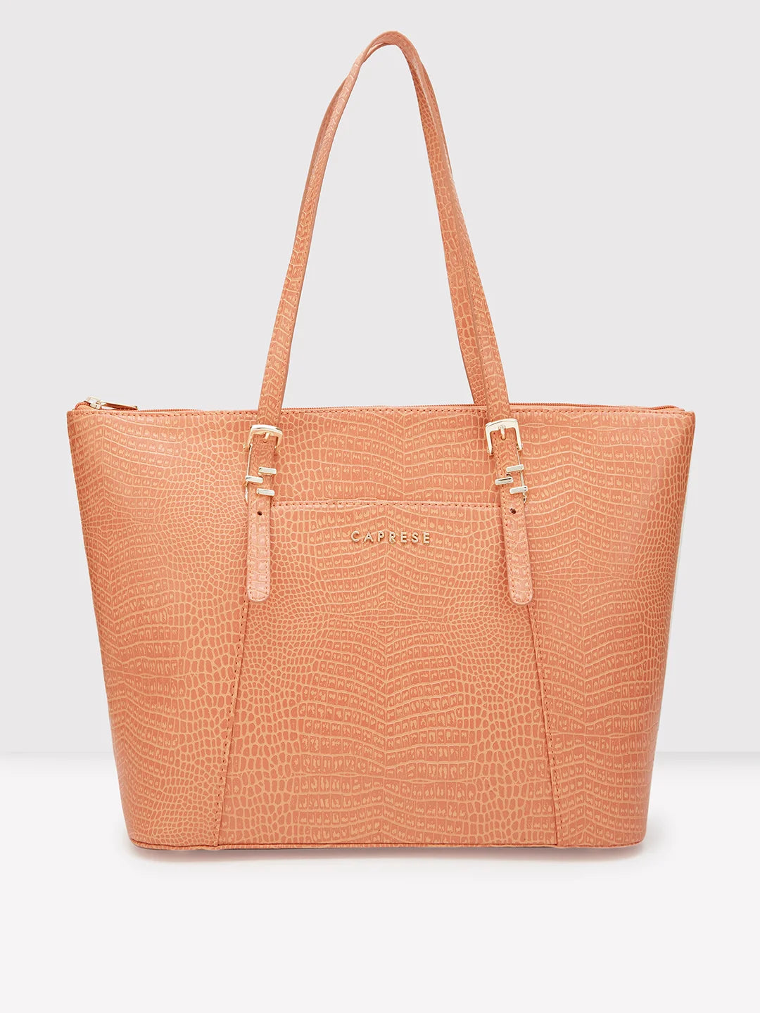 Ladies Tote Bag Soft Canvas -Caprese Gianna Tote Large (E) Orange