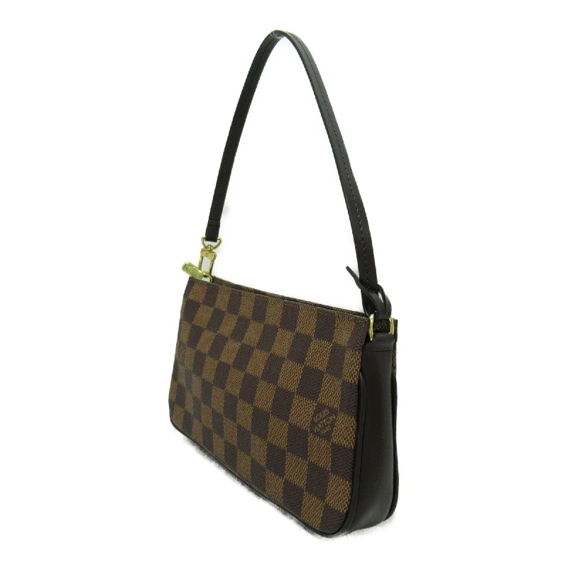 LOUIS VUITTON Accessory pouch Brown Ebene Damier PVC coated canvas N51983