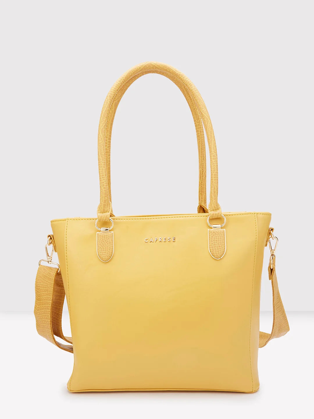 Ladies Tote Bag Subtle Style -Caprese Esme Tote Large Yellow