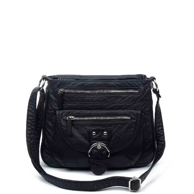 Ladies' crossbody bag upgrade -The Lorie Crossbody - Black