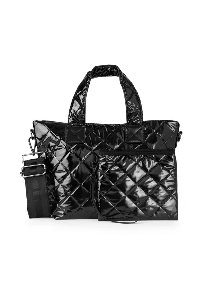 Ladies' crossbody bag extra large -Haute Shore Ryan Mini Tote in Noir