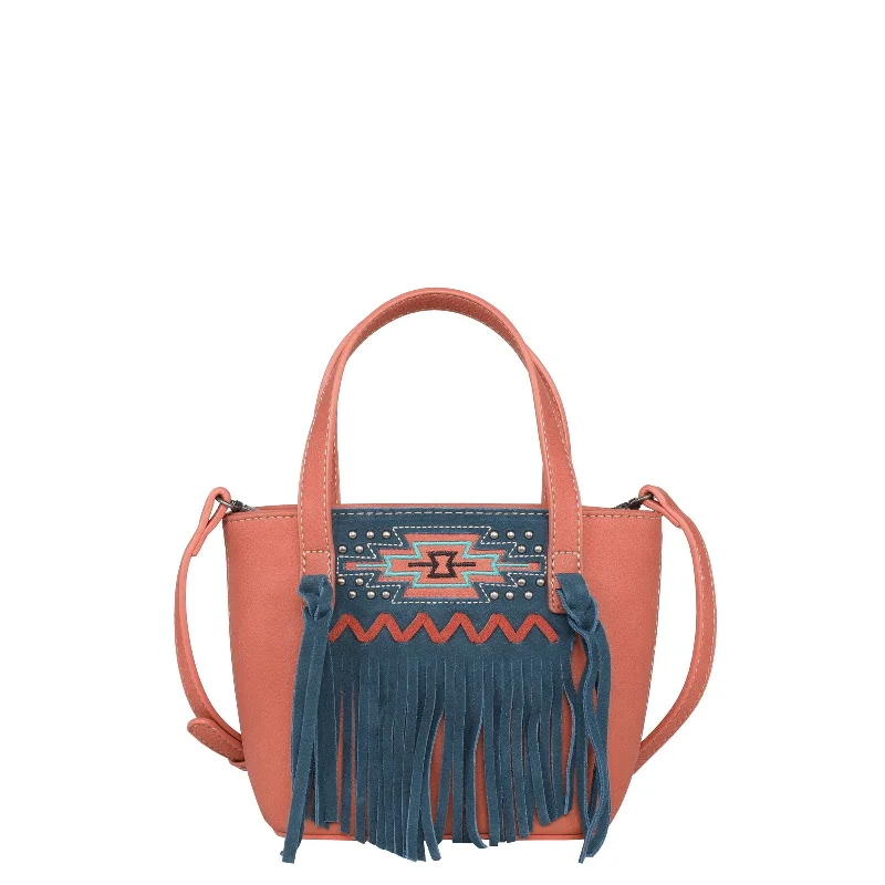 Ladies Handbag Eco Conscious -MW1214-923 Montana West Aztec Collection Small Tote/Crossbody