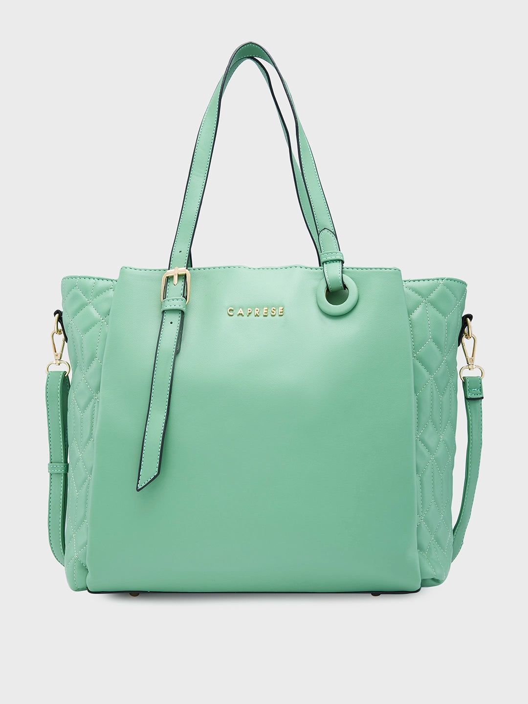 Ladies Tote Bag Student Style -Caprese Sabrina Tote Large Mint