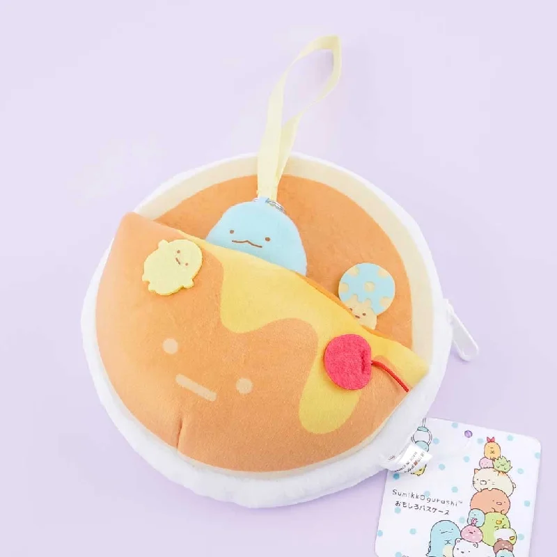 Ladies' wallet shine -Sumikko Gurashi Pancake Plushie Pass Case & Purse - Tokage