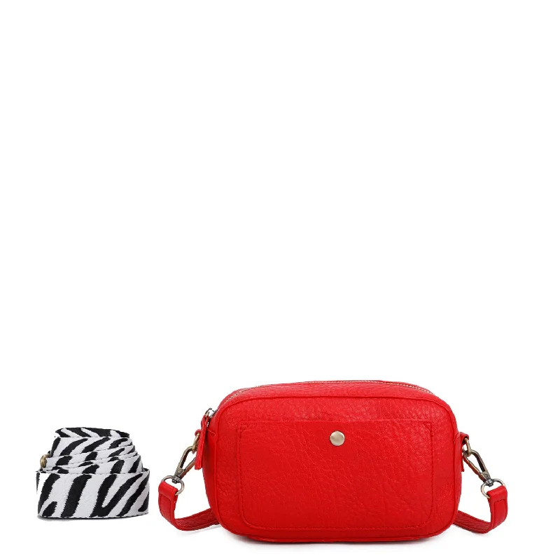 Ladies' crossbody bag artistic -The Sustainable Betty Crossbody - Ruby