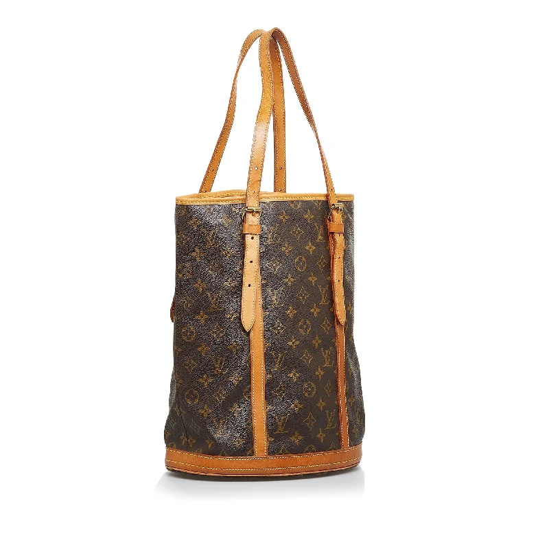 Ladies Bucket Bag Subtle Canvas -Louis Vuitton Bucket GM Monogram Canvas