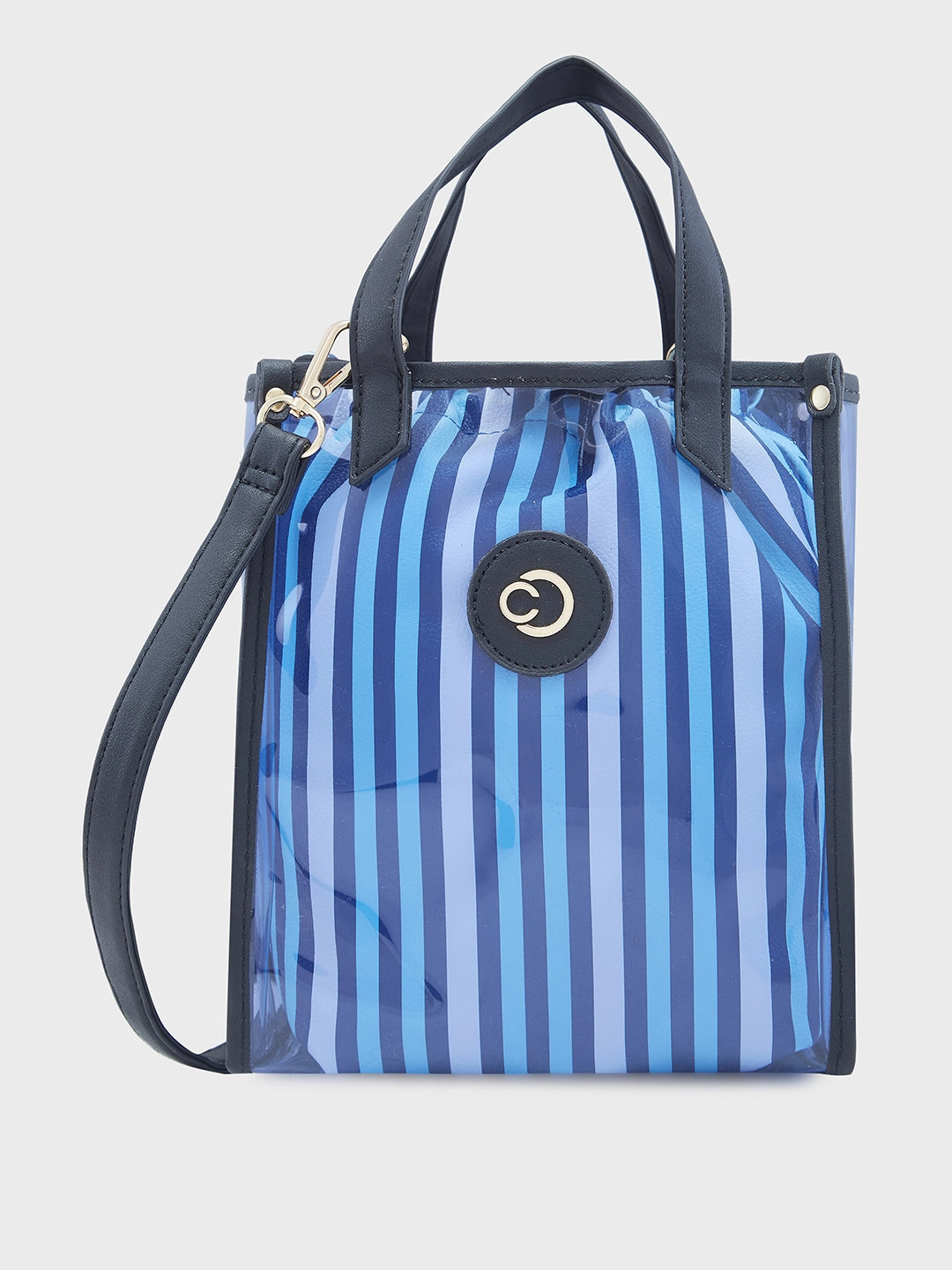 Ladies Tote Bag Luxury Brand -Caprese Josie Tote Small Azure