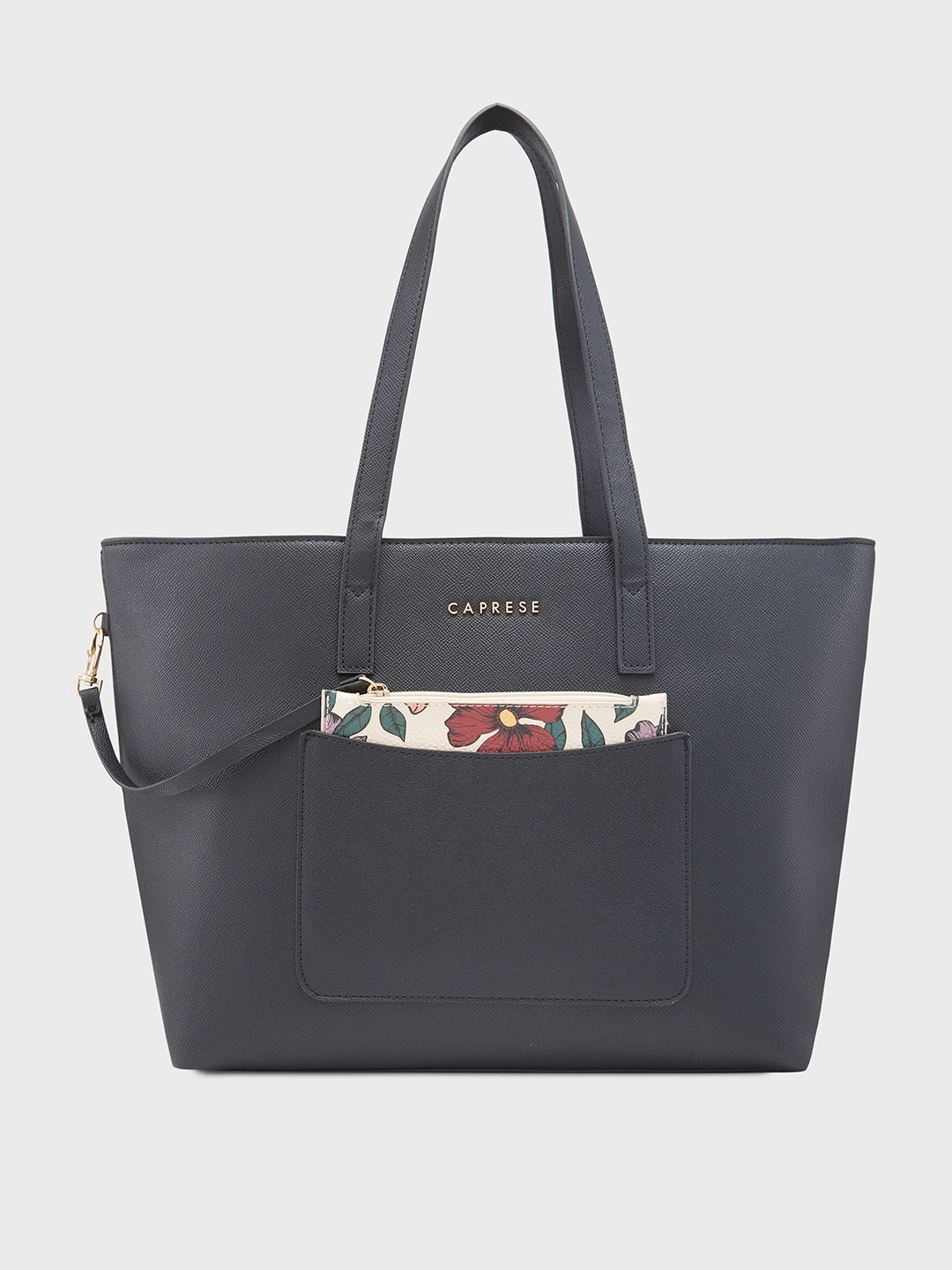 Ladies Tote Bag Modern Aesthetic -Caprese Daphny Tote Large Black