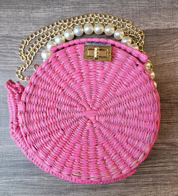 Ladies' wallet collection -Pink snail palm purse