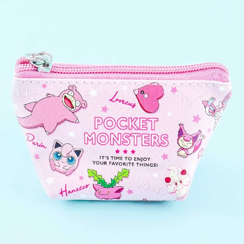 Ladies' wallet capacity -Pokémon Pink Monsters Coin Purse