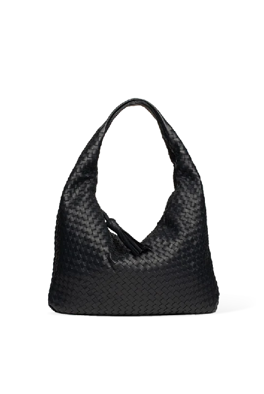 Ladies' dumpling bag initial monogram -Intrecciato Hobo Bag