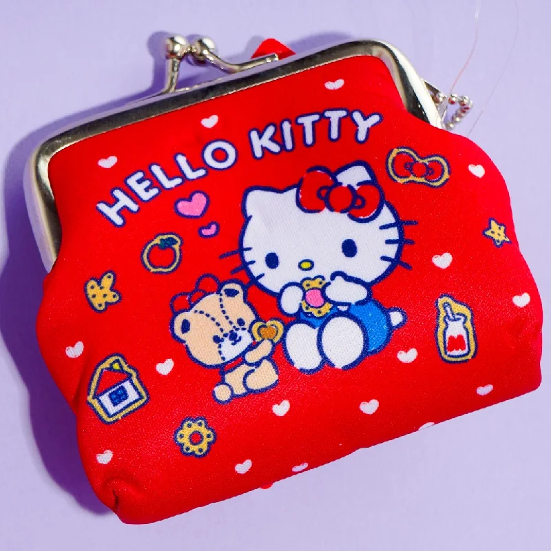 Ladies' wallet bill holder -Hello Kitty Snack Time Nostalgic Series Coin Purse