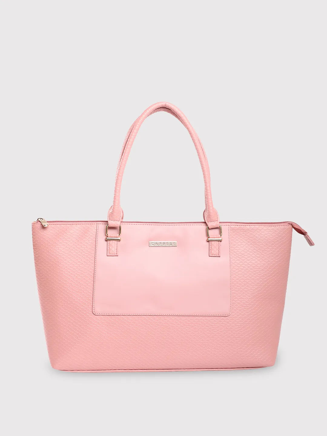 Ladies Tote Bag Day Trip -Caprese Fiona Laptop Tote Large Office Handbag Light Pink