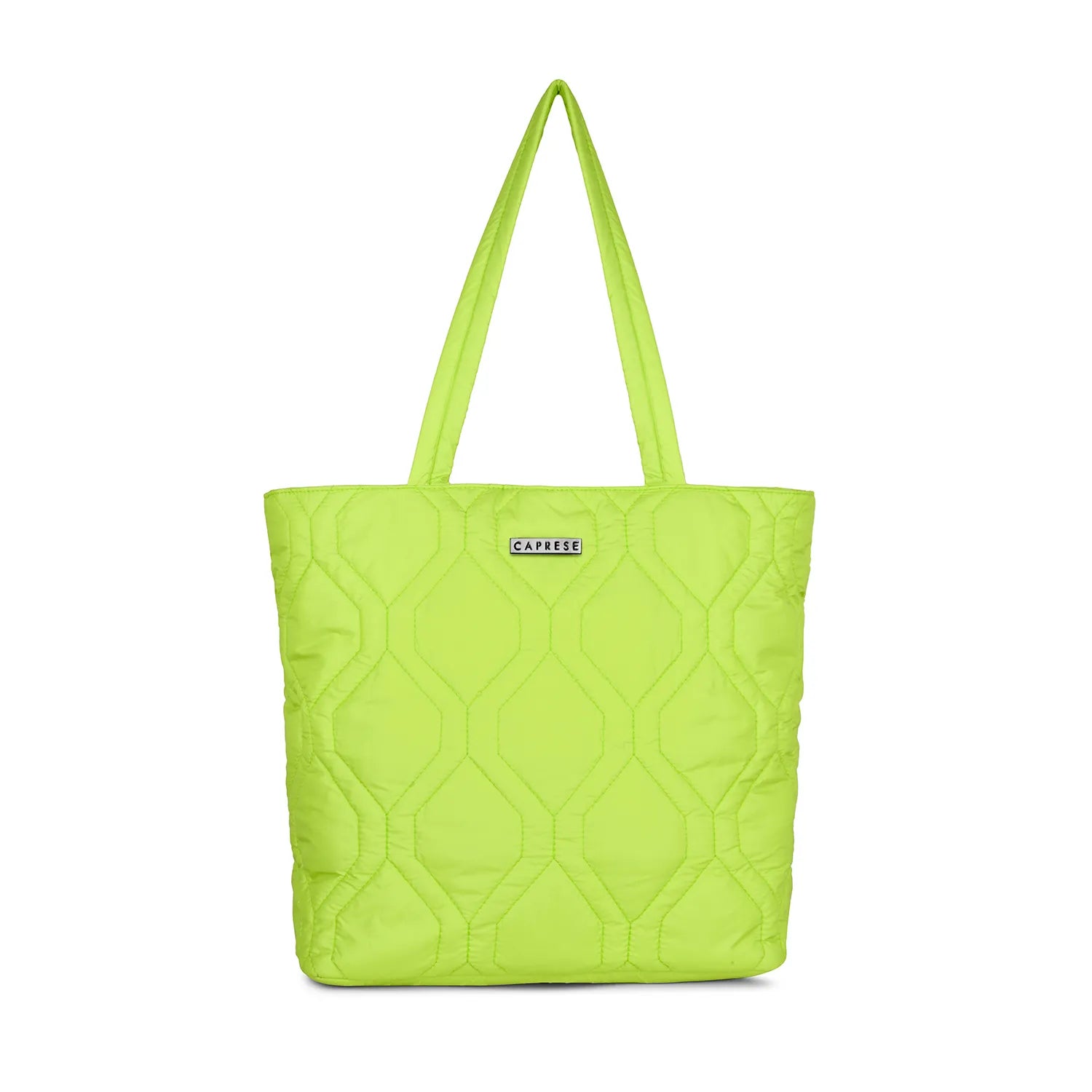 Ladies Tote Bag Lightweight Chic -Caprese Mars Tote Large (E) Lime