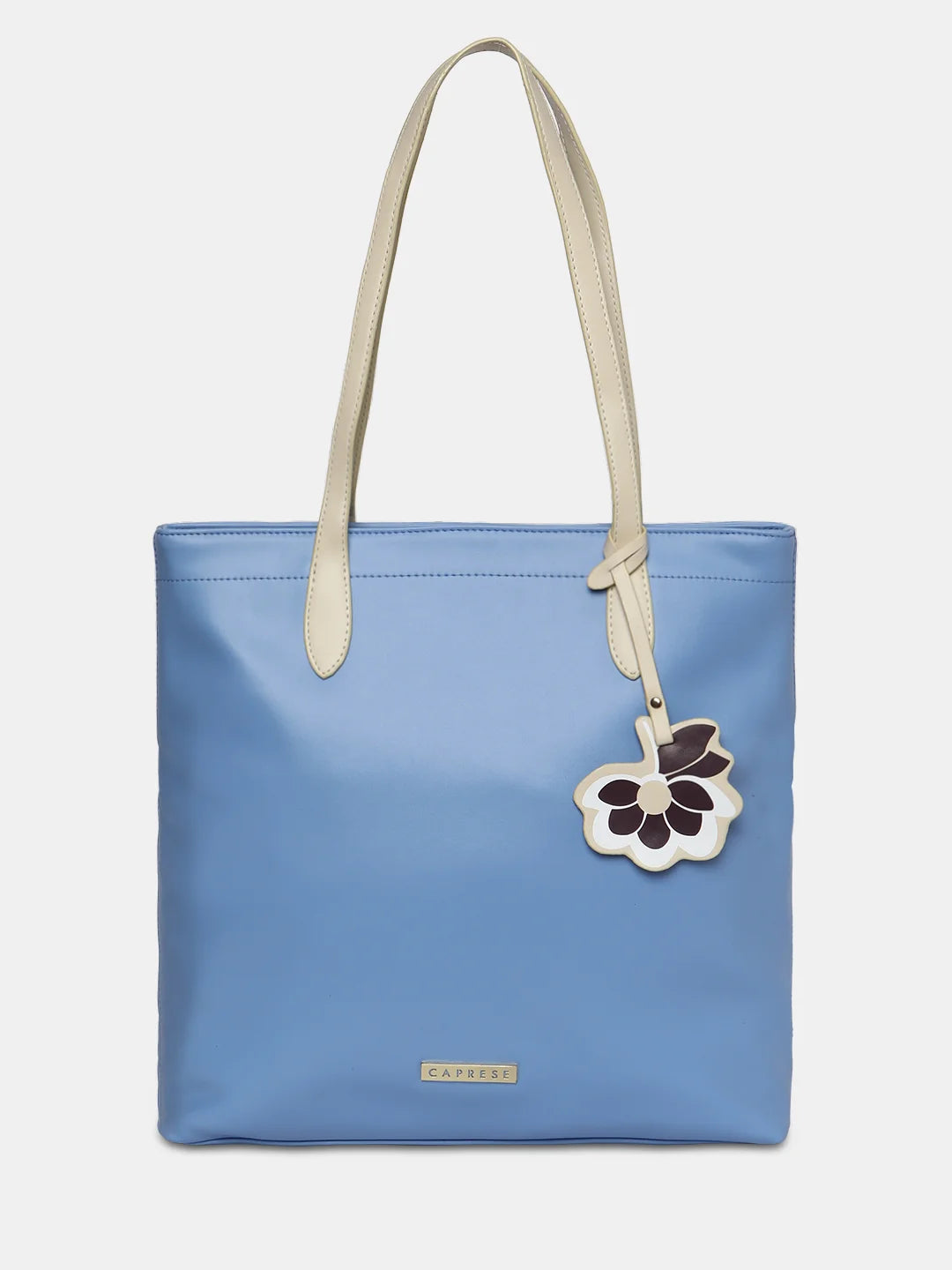 Ladies Tote Bag Chic Minimalism -Caprese Sunshine Tote Large Powder Blue