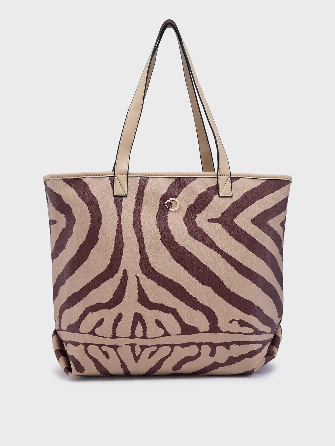 Ladies Tote Bag Simple Style -Caprese Zuzu Tote Large Beige