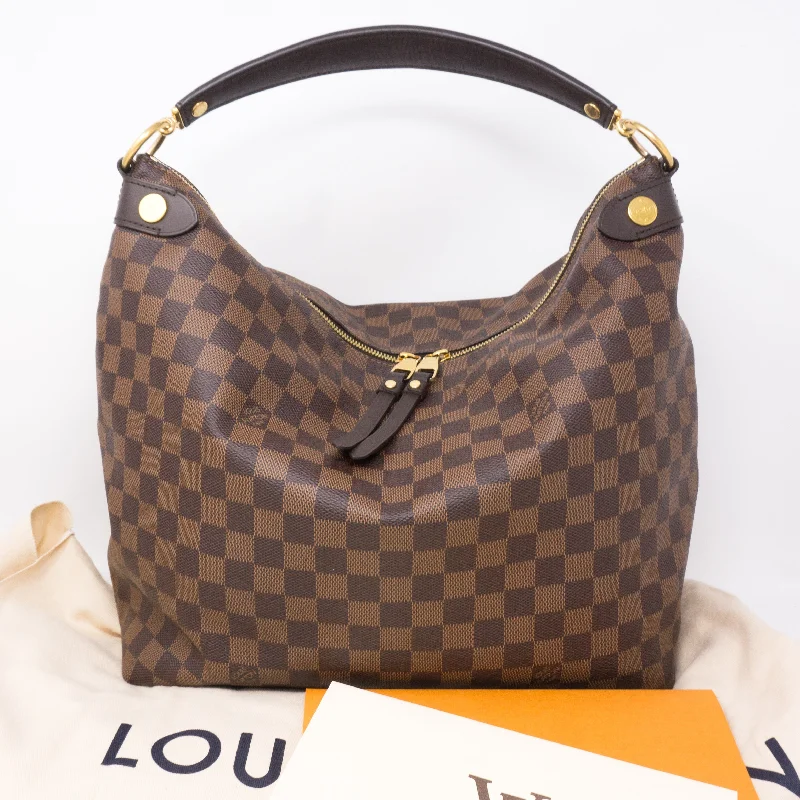 Ladies' dumpling bag ecommerce store -Duomo Hobo Damier Ebene