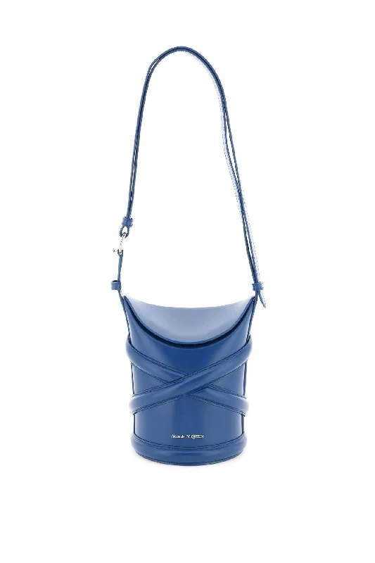 Ladies Bucket Bag Modern Elegance -Alexander mcqueen the curve small bucket bag