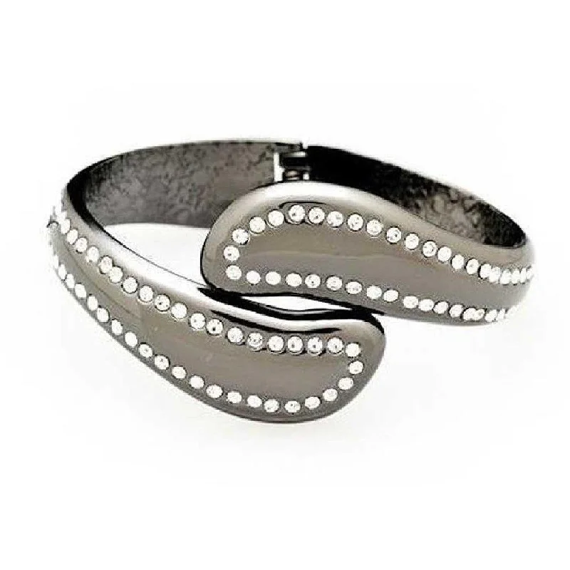 Ladies' wallet offers -FUMI Bracelet Purse Hook - Crystal Classic - Pewter Divine