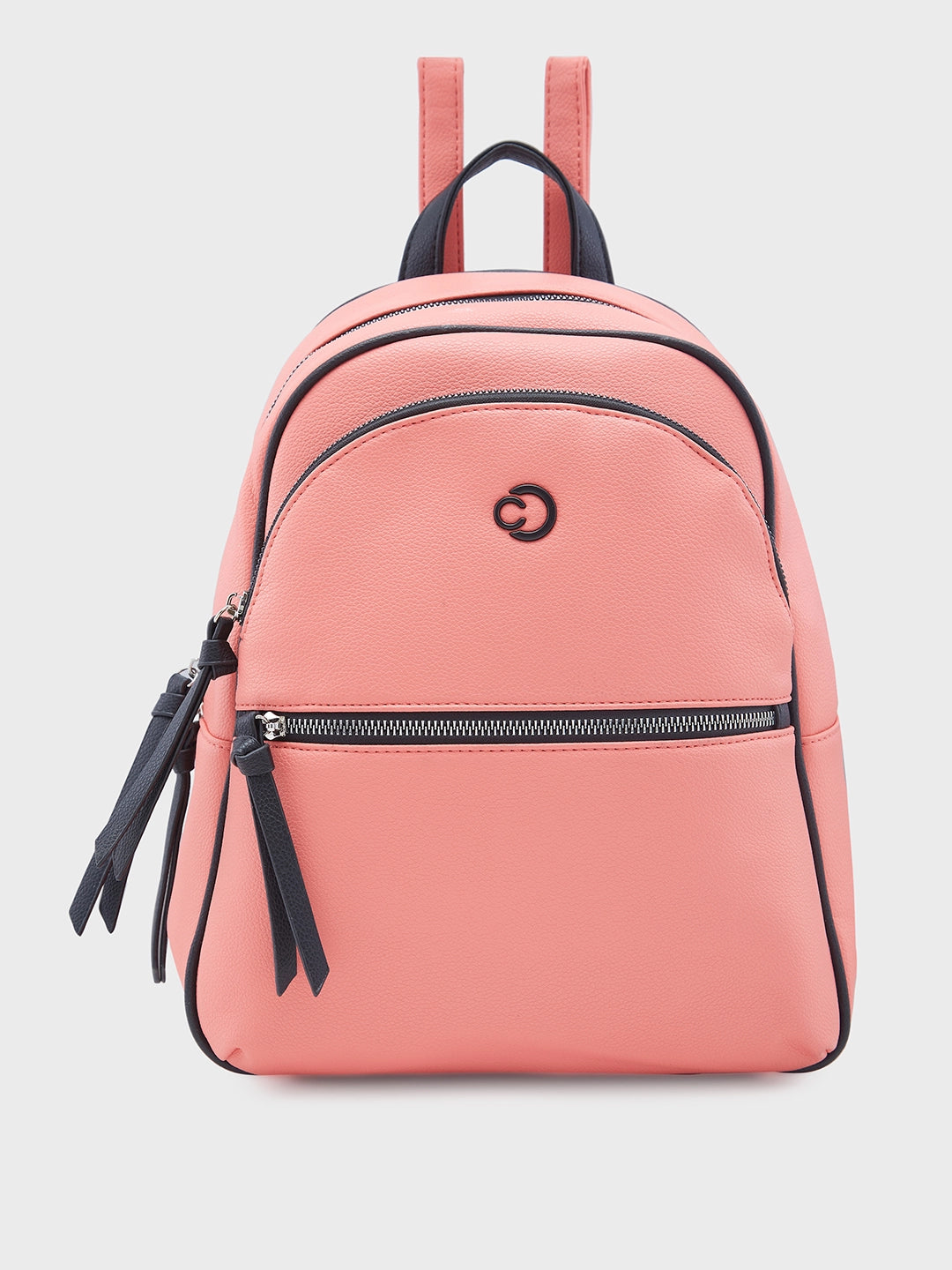 Caprese Mia Fashion Backpack Medium Coral