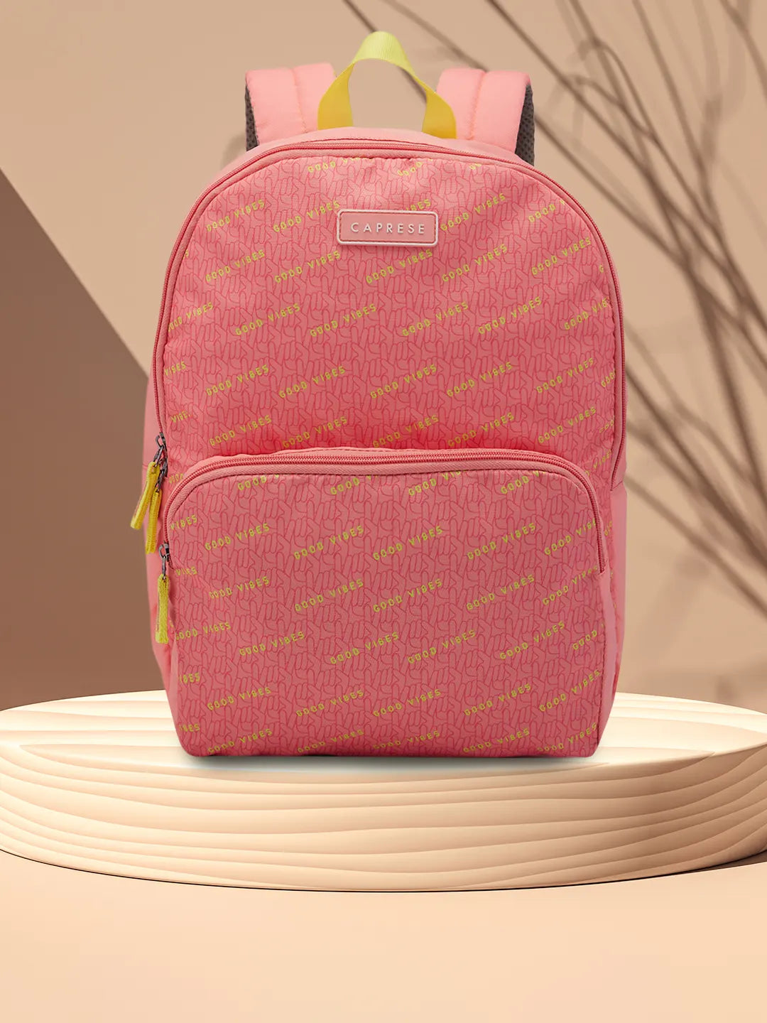 Caprese Zoe Fashion Backpack Large Peach