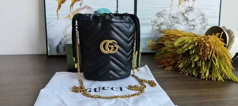 Ladies Bucket Bag Urban Chic -Gucci Marmont Bucket Handbag