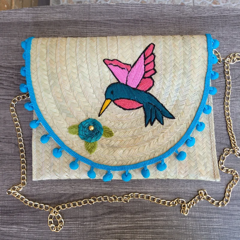 Ladies' wallet use -Colibrí Palm purse