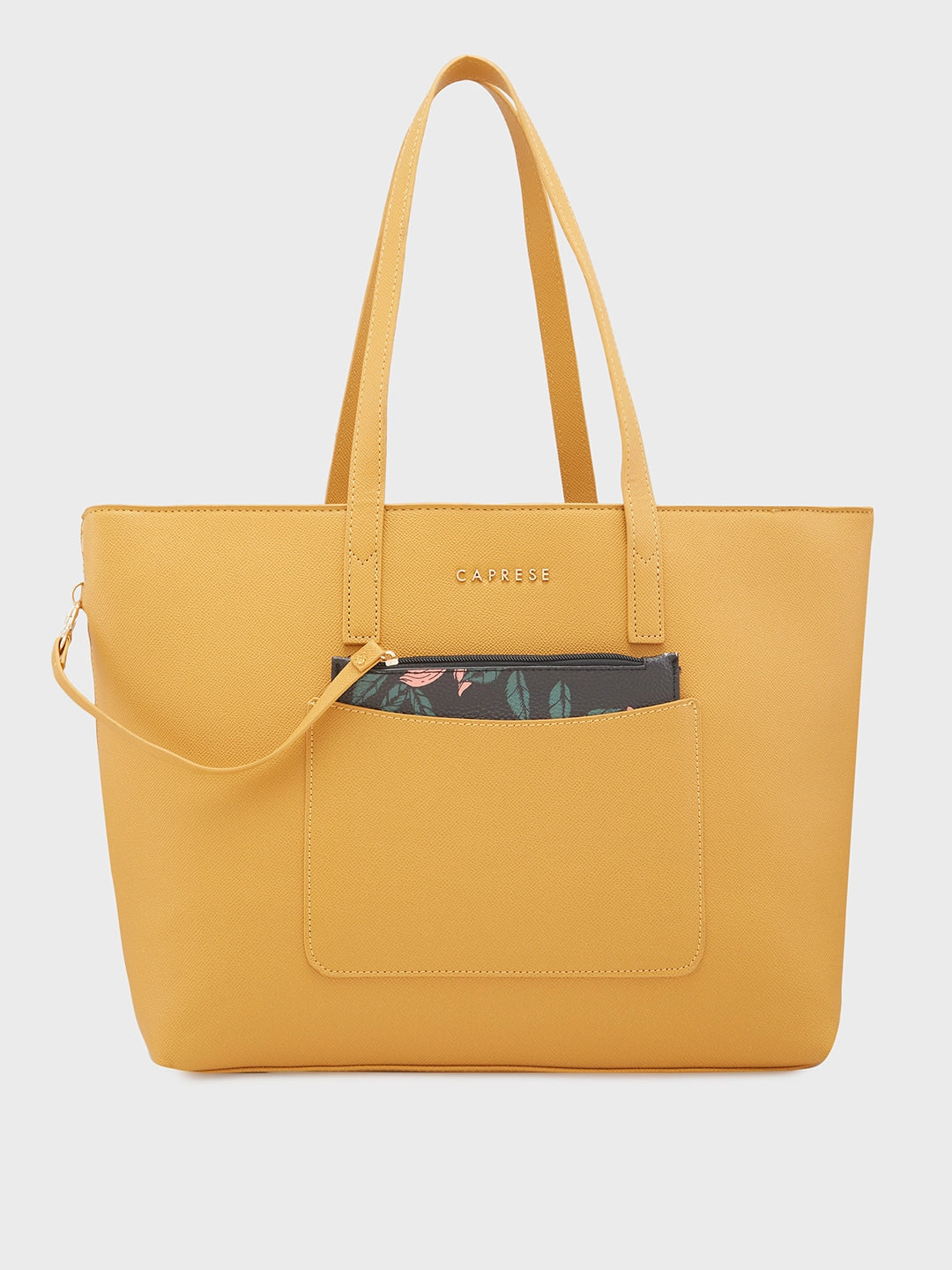 Ladies Tote Bag Beach Ready -Caprese Daphny Tote Large Yellow