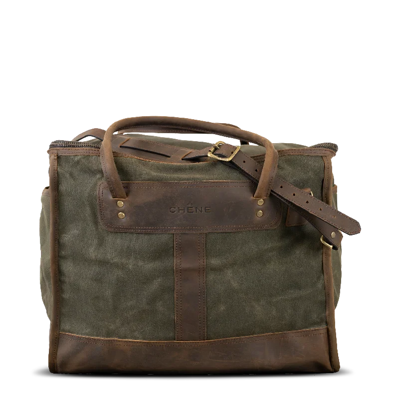 Waxed Canvas Square Duffle Bag