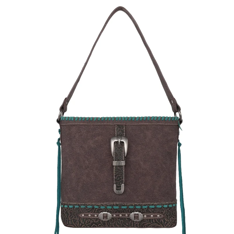 Ladies Handbag Work Essential -MW1205G-918 Montana West Tooled Collection Concealed Carry Hobo