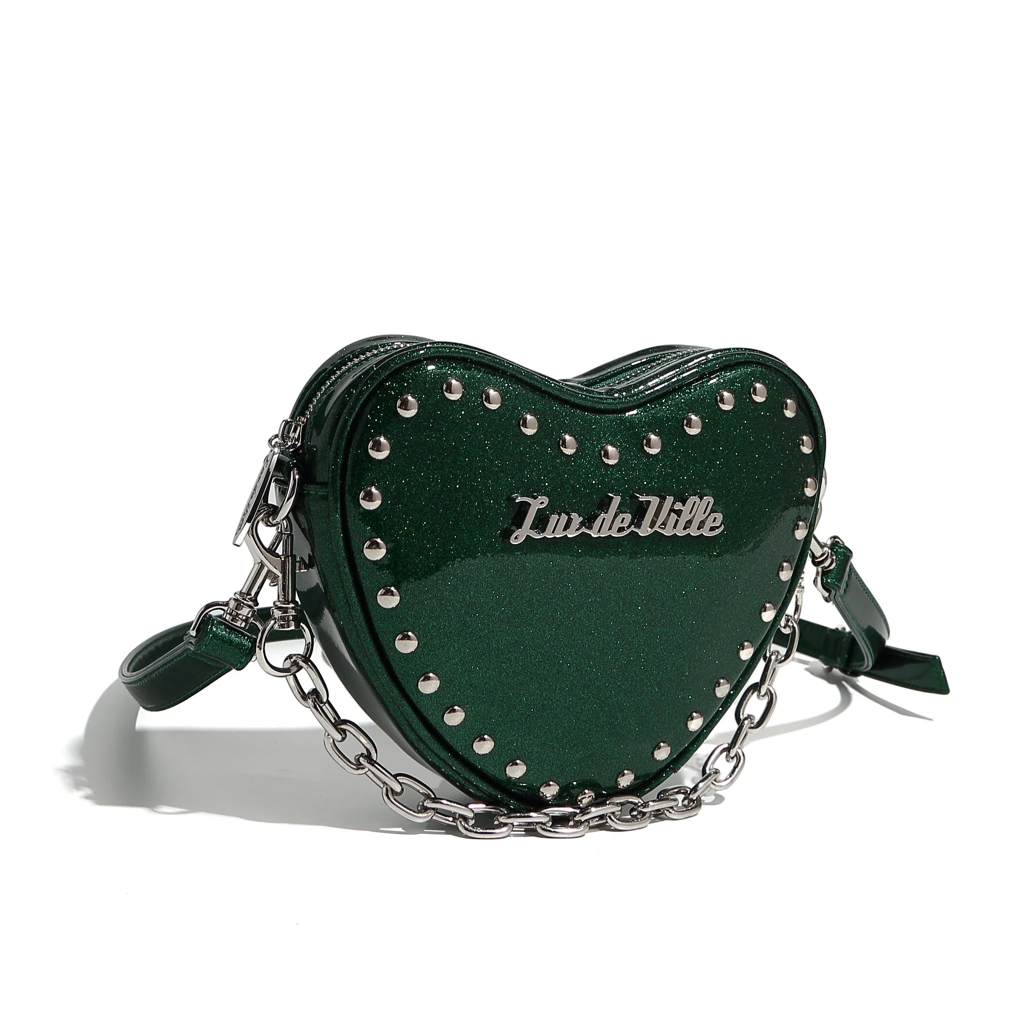 Ladies Tote Bag Compact Chic -Tainted Love Tiny Tote - Green