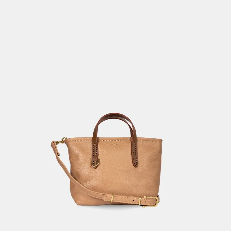 Ladies' crossbody bag brochure -The Bellfield Crossbody in Camel