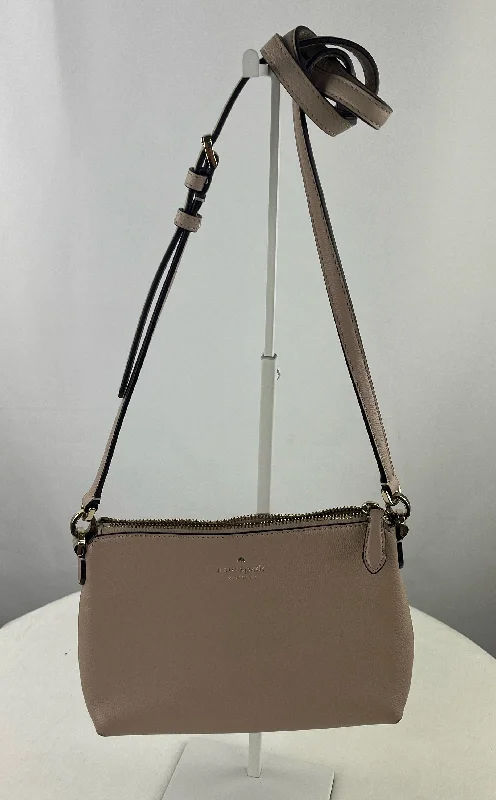 Ladies' wallet pros -Kate Spade Bailey Off White Crossbody Bag Purse Zip