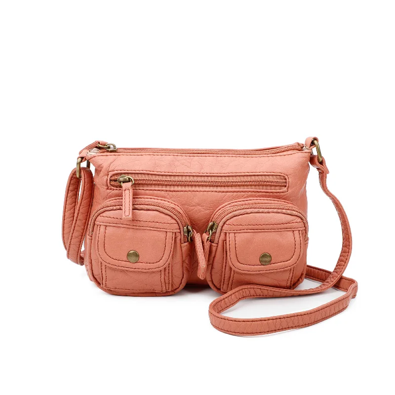 Ladies' crossbody bag cons -The Bethany Crossbody - Peach