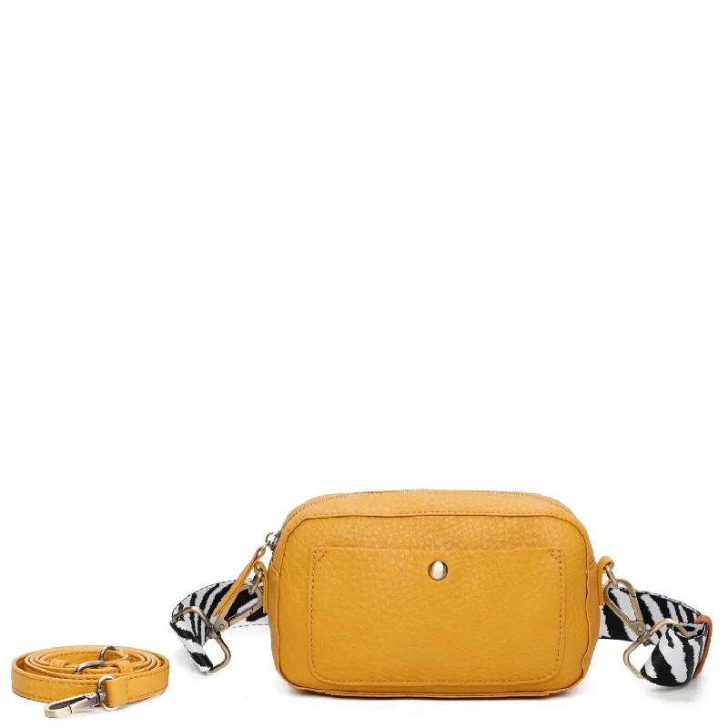 Ladies' crossbody bag sophisticated -The Sustainable Betty Crossbody - Mustard