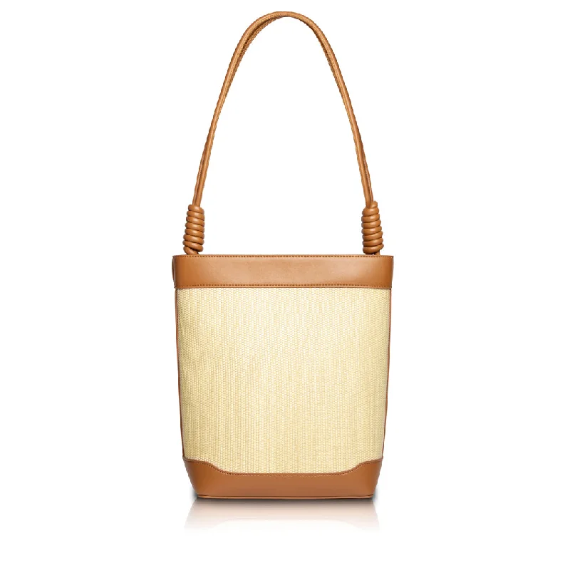 Ladies Bucket Bag Designer Inspired -Yarra Bucket Bag - Sunbeam Brown