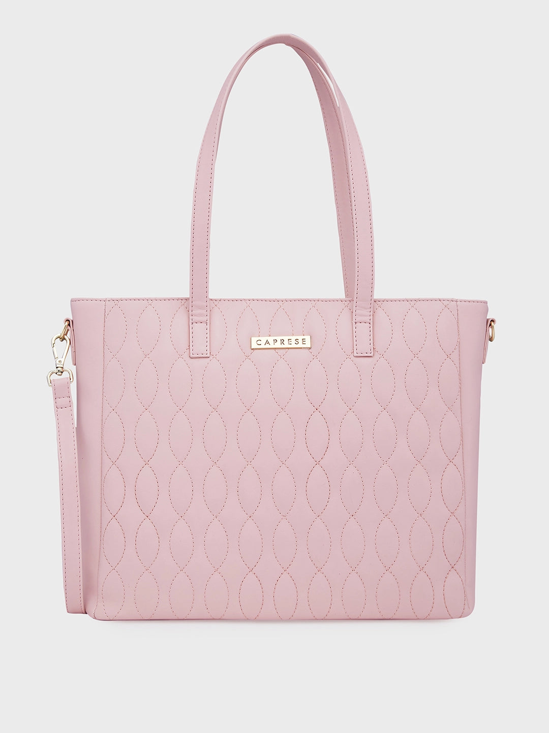 Ladies Tote Bag Lightweight Style -Caprese Mubi Tote Small Blush