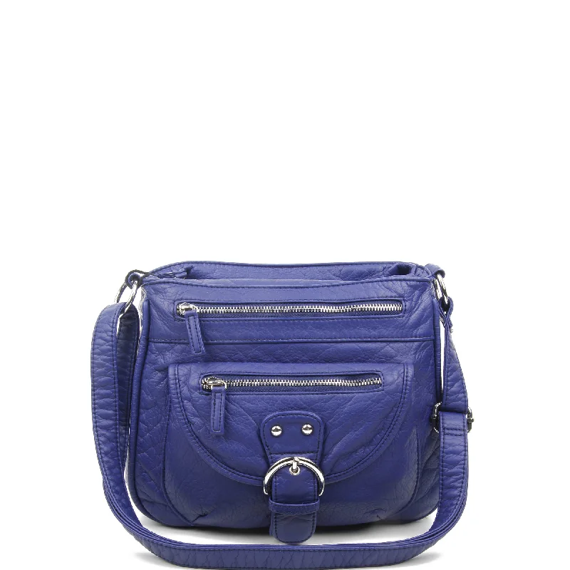 Ladies' crossbody bag sections -The Lorie Crossbody - Navy Blue